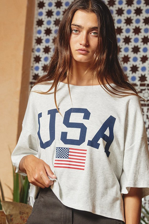 USA Oversized Tee