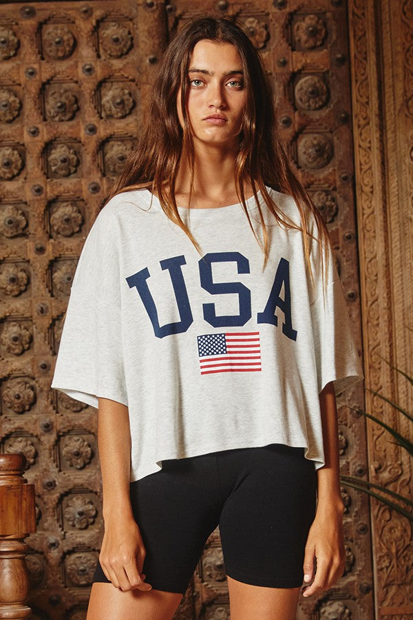 USA Oversized Tee