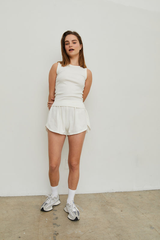 Tatum ORGANIC COTTON SHORTS | Off White